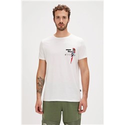 Bad Bear, Erkek Beyaz Macaw T-shirt Tshirt 24.01.07.053-c04