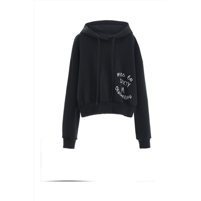 Sudadera con capucha Negro