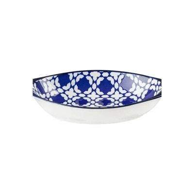 Rêve Bleu Brest New Bone China Oval Kulplu Tabak