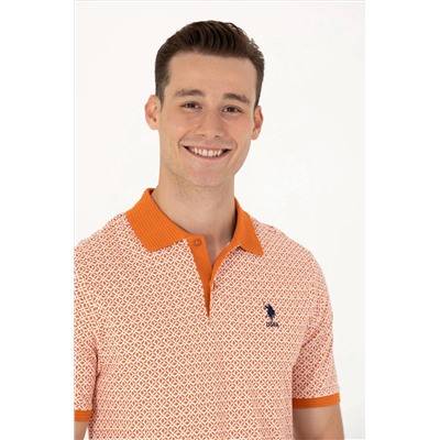 Erkek Kiremit Polo Yaka Tişört