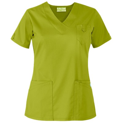 UA Butter-Soft STRETCH Scrubs V-Neck 5 Pocket Top