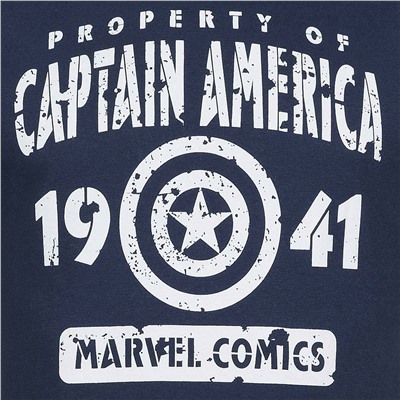Captain America MARVEL Property Herren T-Shirt FBMTS657NVY