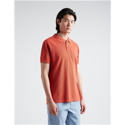 Piquet Polo, Men, Dark Orange