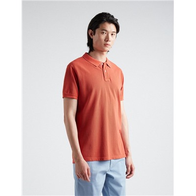 Piquet Polo, Men, Dark Orange