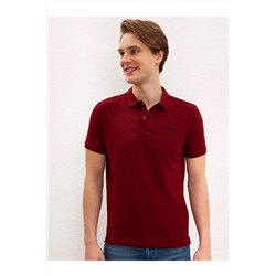 U.S. Polo Assn. Erkek Bordo Polo Yaka T-shirt G081GL011.000.954055