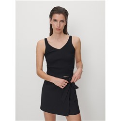 Shorts mit Bindedetail