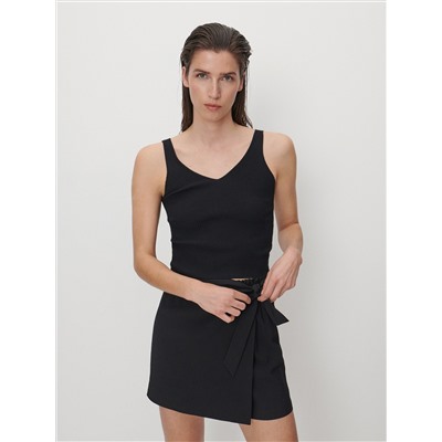 Shorts mit Bindedetail