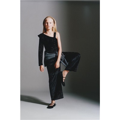 SHINY VELOUR JUMPSUIT