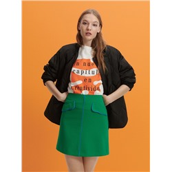 Übergroßes bedrucktes T-Shirt