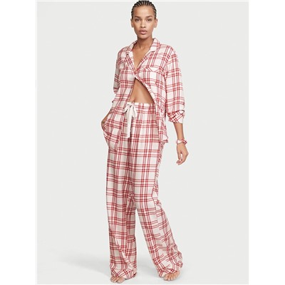 VICTORIA'S SECRET Flannel Long PJ Set