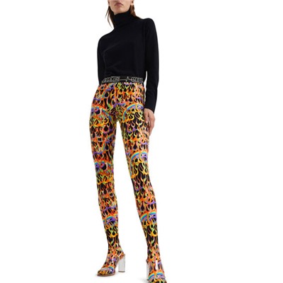 Legging slim animal print