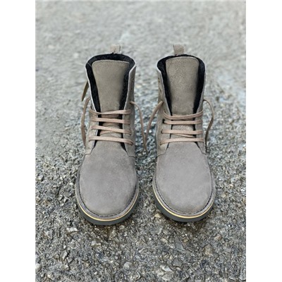 AB.Z. 27001/2 GRIS — С ДВОЙНЫМИ ШНУРКАМИ+PELLE · LUX