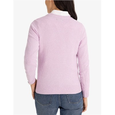LARGE LOGO CREW NECK SWEATER