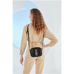 Pierre Cardin Siyah Monogram Kadın Omuz Çantası 05PO23Y1721