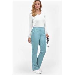 Butter-Soft STRETCH Women's 2-Pocket Flat Front with Back Elastic Scrub Pants