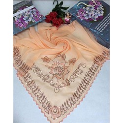 Платок женский с красивым декором (90*90 см.) арт. 253350