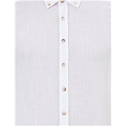 Beyaz Slim Fit Uzun Kollu Gömlek