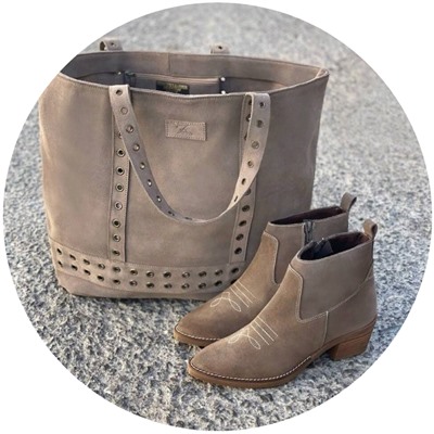 TEKILA 7005 Taupe+Ab.Zapatos SHOPPER PIEDRA АКЦИЯ