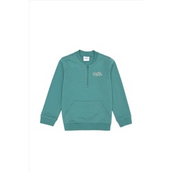 Erkek Çocuk Mint Sweatshirt