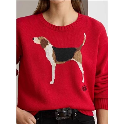 Женский повседневный свитер из хлопка  RALPH LAURE*N ОРИГИНАЛ!