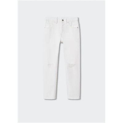 Jeans regular rotos decorativos -  Niño | MANGO OUTLET España
