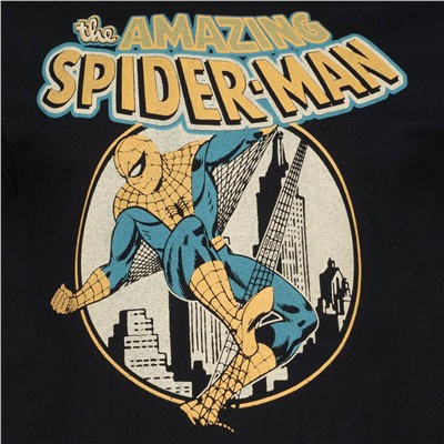 SPIDERMAN MARVEL City Slinger Herren T-Shirt FBMTS791BLK