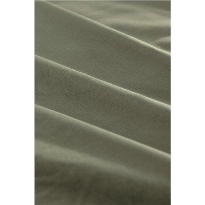 Manon King Size %100 Pamuk Ranforce Düz Nevresim - Yeşil