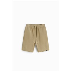 TEXTURED OTTOMAN BERMUDA SHORTS