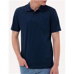 Lacivert Regular Fit Polo Yaka Merserize Tişört