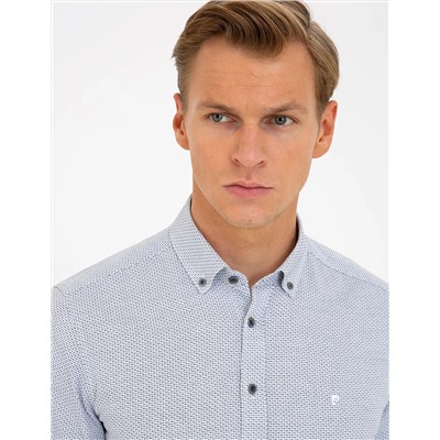 Siyah Slim Fit Uzun Kollu Gömlek