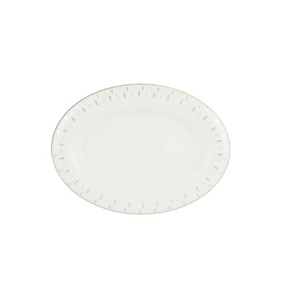 Mabella 6 Kişilik 18 Parça Yemek Takımı - Beyaz/Bej