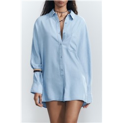 TRF FLUID DENIM JUMPSUIT