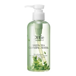 Green Tea Cleansing Water, Очищающая вода с зеленым чаем для снятия макияжа