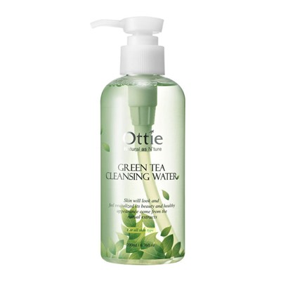 Green Tea Cleansing Water, Очищающая вода с зеленым чаем для снятия макияжа