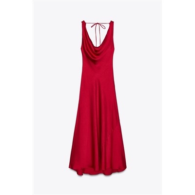 ZW COLLECTION LONG SATIN DRESS