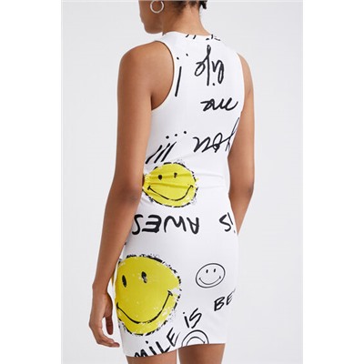 Vestido corto slim Smiley®