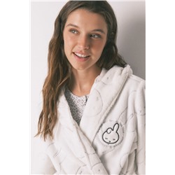 Bata midi polar estampada Miffy