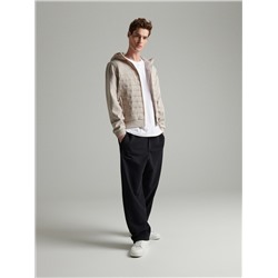 Jacke aus Materialmix