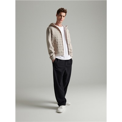 Jacke aus Materialmix
