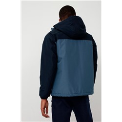 Chaqueta con capucha Azul noche