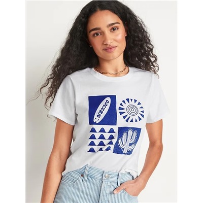 Matching Graphic T-Shirt for Women