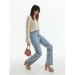 Durchbrochener Pullover