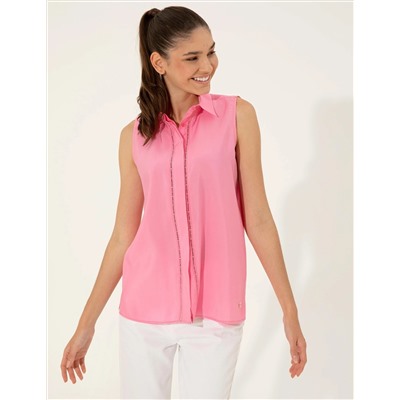 Pembe Kolsuz Bluz