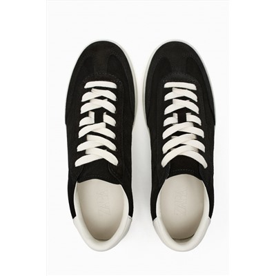 LEATHER TRAINERS