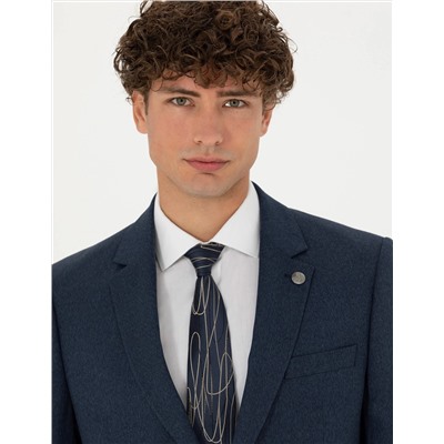 Lacivert Slim Fit Takım Elbise