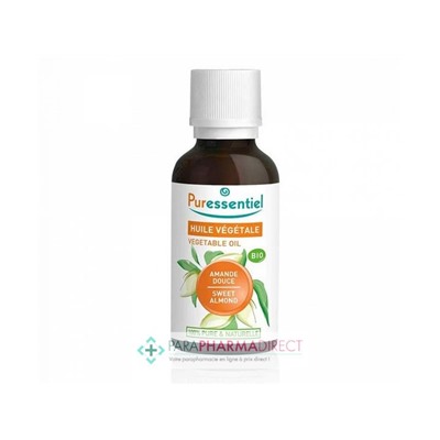 Puressentiel Huile Végétale Amande Douce BIO 50 ml