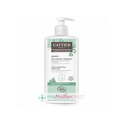 Cattier Dermo Gel Douche Relipidant BIO 500ml