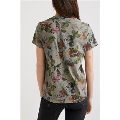 Camiseta tropical Mickey Mouse