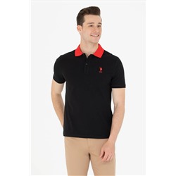 Erkek Siyah Polo Yaka Tişört
