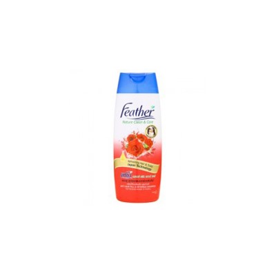 Шампунь с шиповником против перхоти и спутывания волос Feather 340 мл / Feather Nature Clean & Care Anti-Hair Fall & Detangle Shampoo 340ml